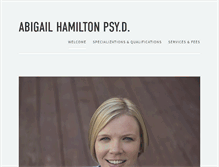 Tablet Screenshot of hamiltonpsyd.com